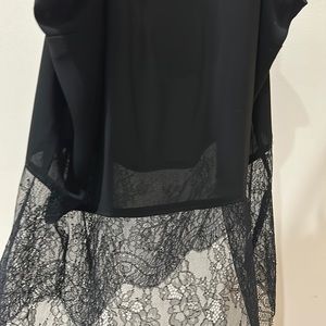 Black lace, BCBG tank top